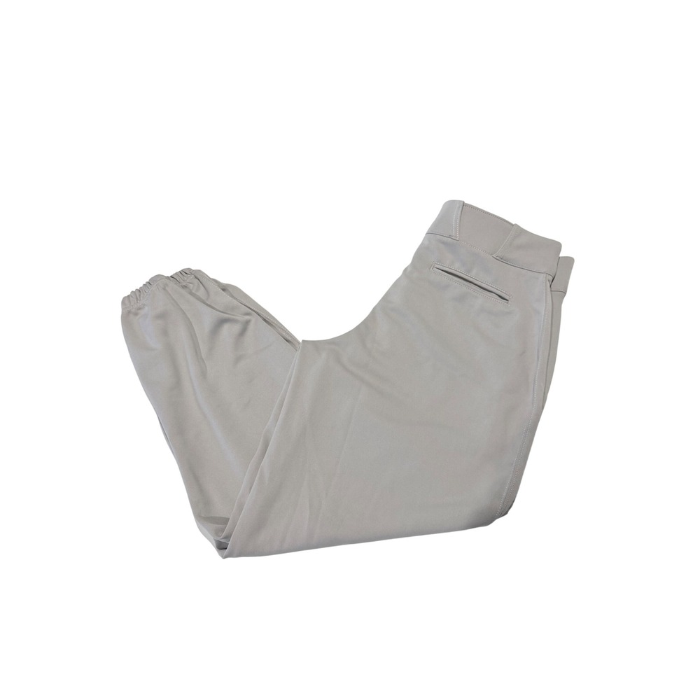 Champro‎ Adult Medium Gray Baseball Pants Elastic Bottom Double Knee Athletic